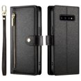 thumbnail image 2 of GANGXUN Étui en Cuir à Rabat pour Samsung Galaxy S10 - Sangles Longues et Courtes, design wallet, 2 of 5