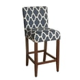 thumbnail image 2 of HomePop Geo Brights Warm Gray Upholstered Barstool 29" bar height, 2 of 4