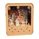 thumbnail image 2 of Decoraciones navideñas Fiudx Cabaña de Papá Noel casa de madera luminosa, 2 of 6