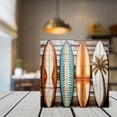 thumbnail image 2 of Surf Boards Wooden Box Sign Surfing Gifts For Friends Funny Bathroom Decor Desk Decor for Bedroom Unique Desk Decor Wood Block Signs For Shelf Desk Decoration 7x7 In, 2 of 6