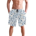 thumbnail image 4 of joogoo Men's Swim Trunks Sea Lion and Leaves Beach Shorts with Pockets S, 4 of 6