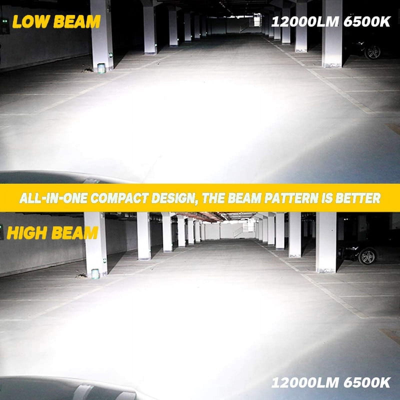For Chrysler 200 2011 2012 2013 2014 2015 LED Headlight Bulbs 9012 High and Low Beam 2pcs
