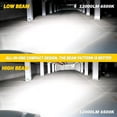 thumbnail image 6 of For 2014-2015 GMC Sierra 1500 2500 3500 LED Headlight Bulbs 9012 High/Low Beam 6000K White 2pcs, 6 of 10