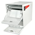 thumbnail image 3 of Mail Boss Package Master Locking Security Mailbox, Alpine white, 3 of 11
