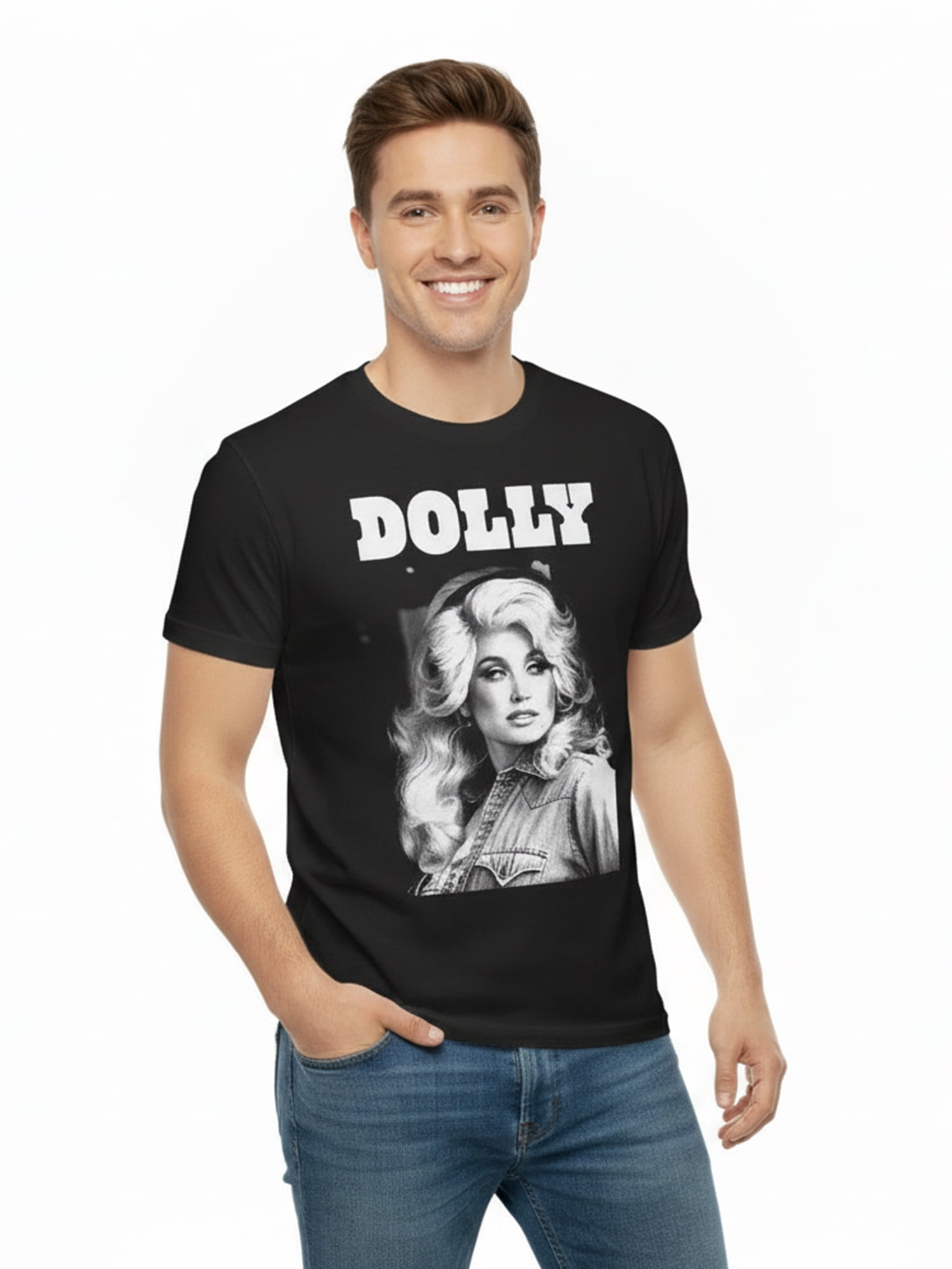 Dolly Parton, Men's & Big Men's Graphic Tee, Sizes S-3XL