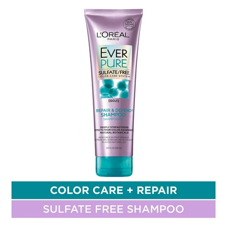 L'Oreal Paris EverPure Repair & Defend Shampoo, 8.5 Fl Oz