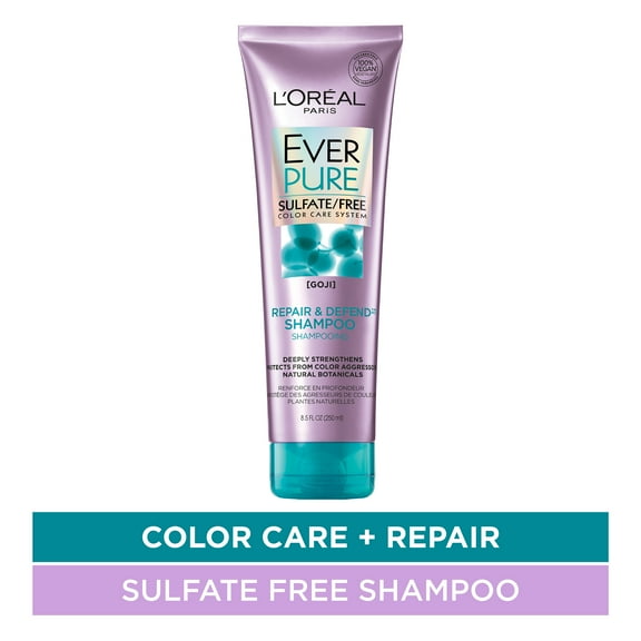L'Oreal Paris EverPure Repair & Defend Shampoo, 8.5 Fl Oz