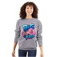 thumbnail image 3 of Airbrushed Dubble Bubble Big Poppa Unisex Plus Size Sweatshirt Brisco Brands 2X, 3 of 5