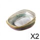 thumbnail image 1 of 2 Platos Pequeños Para Frutas Y Ensaladas, Reutilizables, De 15 Cm, Para Cocinar En Banquetes, 4 Colores Variados, 1 of 8