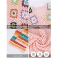 thumbnail image 4 of Cárdigans florales de ganchillo for mujer, cárdigan bohemio con abertura frontal, suéter, Tops de manga larga, moda Primavera Verano, 4 of 7