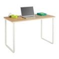 thumbnail image 3 of Pemberly Row Mid-Century Metal Workstation with U-Shaped Legs in Maple, 3 of 5