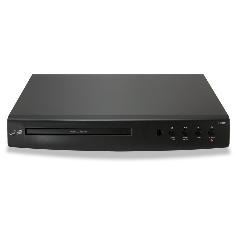 iLive DVD Player with HDMI Conversion, DH300BI, Black