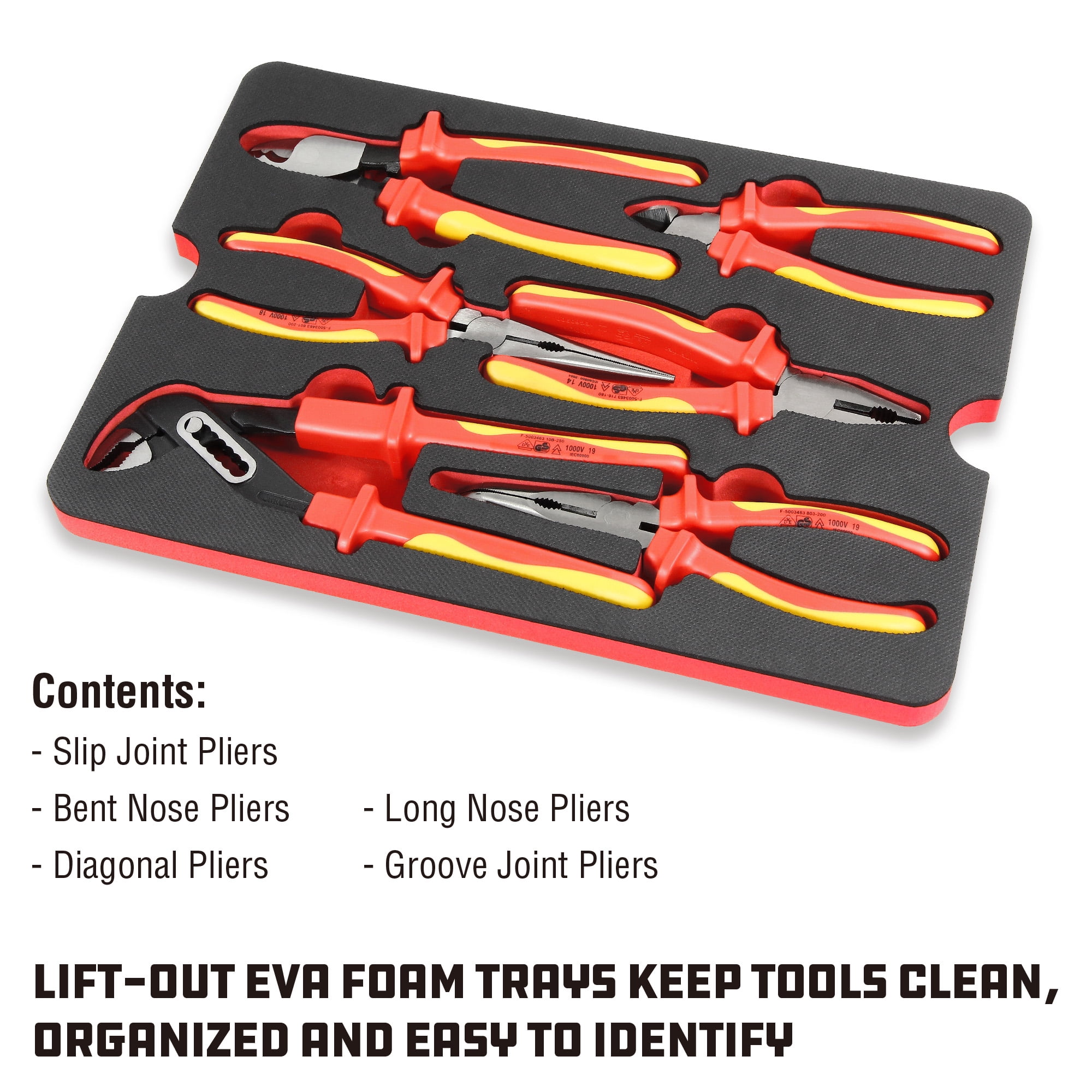 Powerbuilt 50 Piece Master VDE Electrical Tool Set with Case - 240259