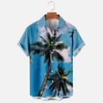 thumbnail image 2 of Camisas casuales de manga corta estilo hawaiano de moda de verano para hombres Pompotops  oipoqjl43814, 2 of 4