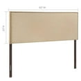 thumbnail image 5 of Hawthorne Collections Fabric Upholstered Queen Panel Headboard in Beige, 5 of 5