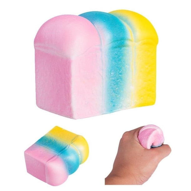 Squishable Bread Jumbo Squishy Squeeze Cute Bread Slow Rising Cartoon Scented Bread Soft ...