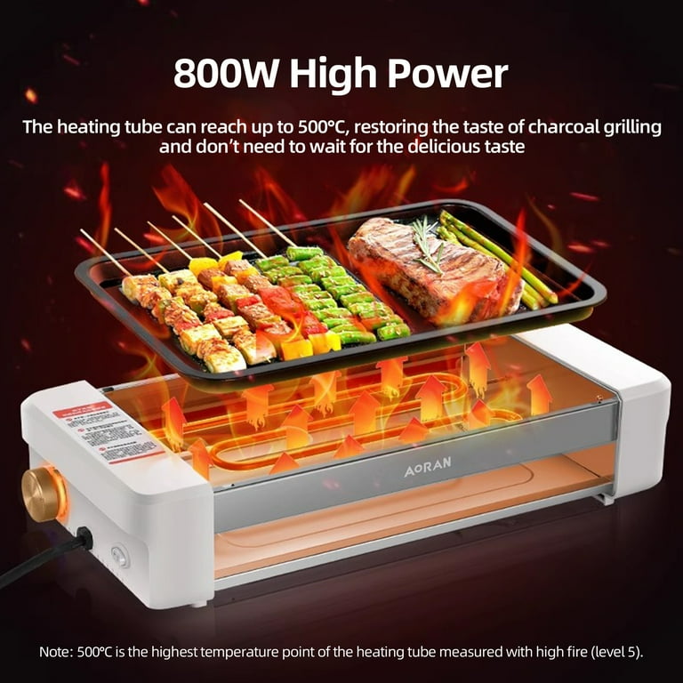 aoran kitchen, indoor sausage grill, AR-61, 6-tube hot dog machine