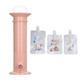thumbnail image 2 of Toddler Reusable Fruit Puree Squeeze Fille Ergonomic Baby Food Pouch Maker with Pouch, 2 of 8