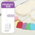 thumbnail image 2 of Uxcell Price Tags Blank Paper Hang Tag Writable Label with String Attached for Gift Pricing Jewelry Clothing White, 2 of 7