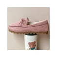 thumbnail image 7 of Oucaili Women Plush Warm Moccasin Slip On Slipper Flats Comfortable Casual Winter Outdoor Shoes, 7 of 7