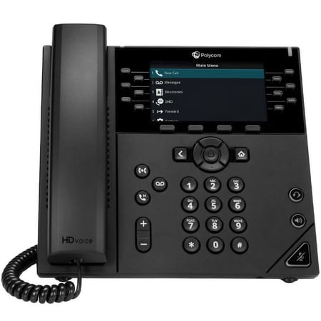 UPC: 0641753472609 | Polycom VVX 450 Business IP Phone w/ 12 Line Operation & Acoustic Clarity Technology