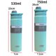 thumbnail image 5 of Tyeso 530ML 750ML Thermal Water Bottle Stainless Steel Coffee Mug Vacuum Flask Insulated Sport Travel Thermos Cup for GYM, 5 of 5