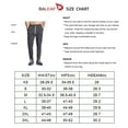 thumbnail image 2 of BALEAF Men's Tapered Athletic Running Pants Joggers Lounge Workout Sports Sweatpants with Pockets Dark Gray Size L, 2 of 7