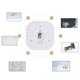 thumbnail image 5 of Panel de luz LED circular de 12 W, 18 W, 24 W y 36 W, SMD, para techo, cuadrado, CA de 220 V, 230 V y 240 V, 5 of 5
