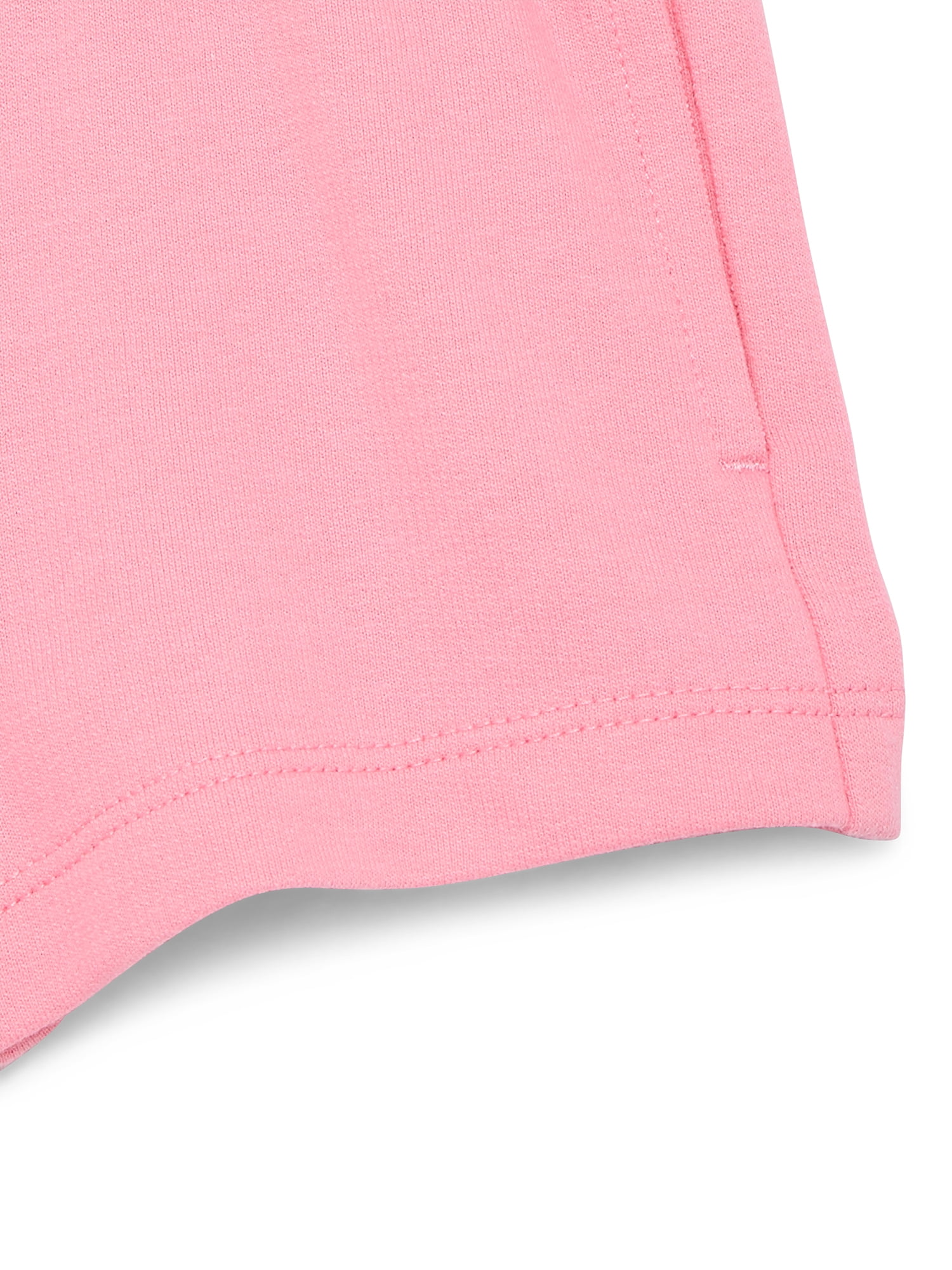 Wonder Nation Baby Girl Pocket French Terry Shorts, Sizes 0-24 Months