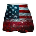 thumbnail image 5 of Clean Womens Usa Flag Athletic Skorts 2025 Summer Patriotic Printed Tennis Skirts Elastic High Waist Athletic Skort Running Gym Sweatwear Built In Shorts Independence Day Patriotic Sweat Skirts, 5 of 5