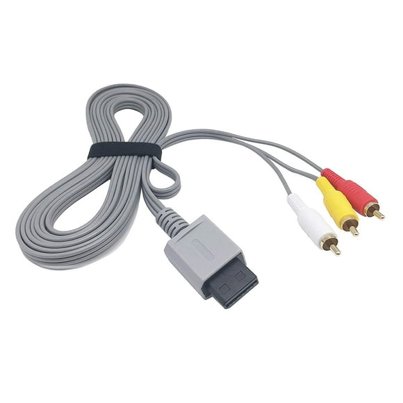 RUITROLIKER AV Cable for Wii Wii U,3M/10FT Composite Audio Video Standard Cord Wire for Wii Console