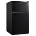 thumbnail image 1 of Minirefrigerador Midea WHD-113FB1 de doble puerta, 3.1 pies cúbicos, negro, 1 of 9