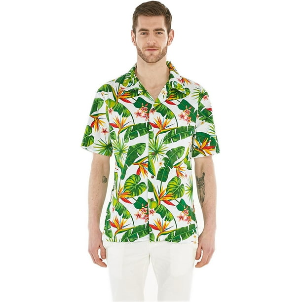 Hawaii Hangover Matching Father Son Hawaiian Luau Outfit Men Shirt Boy Shirt Shorts Flamingo in Love 3xl-6, Men's, Size: Men 3XL + Boy 6, White