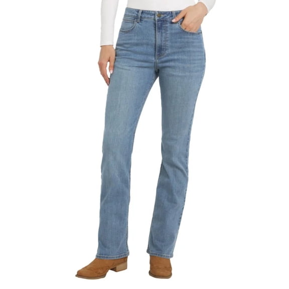Wrangler Women's High-Rise Bootcut Jean - Indigo Blue - Size 16