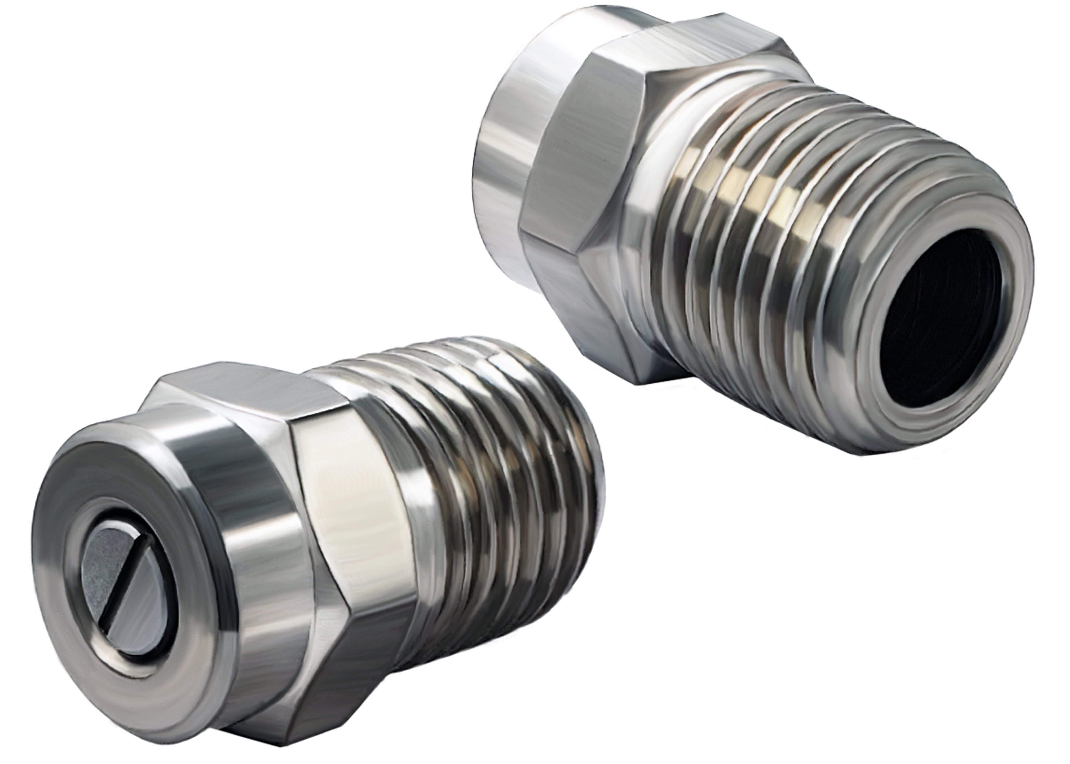 Ultimate Washer 1871B 1/4' Male NPT Screw Type Surface Cleaner Nozzle, 25 Degree 1.5 Orifice Spray Tip