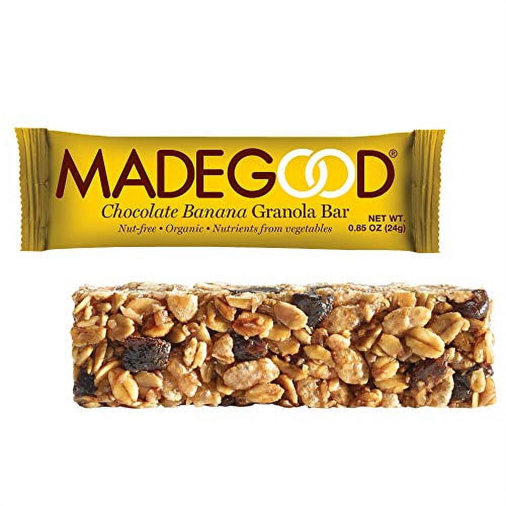 Madegood Chocolate Banana Granola Snack Bar, 6 Count, 6 per case