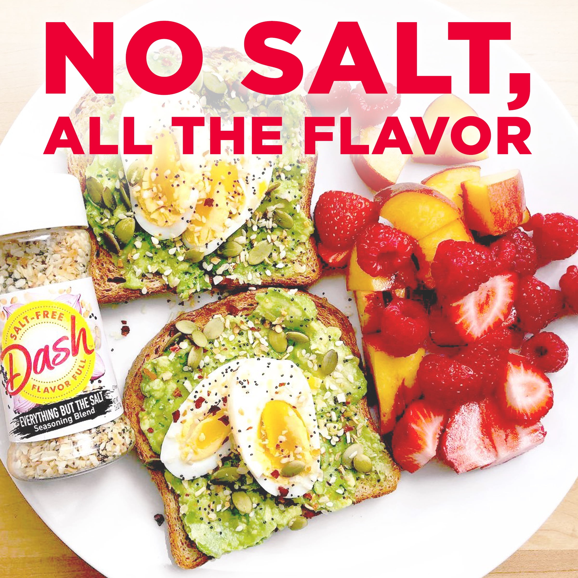 (6 pack) Dash Everything but The Salt Seasoning Blend, Salt Free, Kosher, 2.6 oz