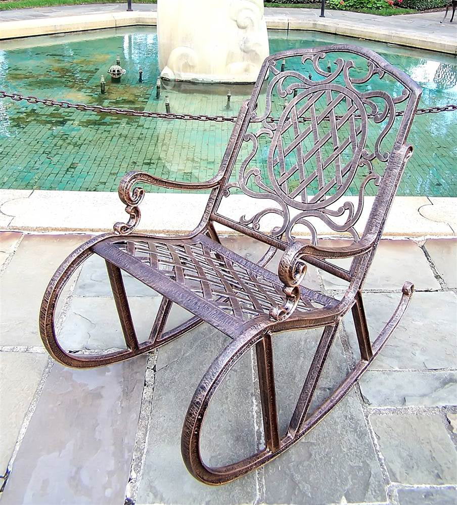 Cast Aluminum Rocking Chair - Mississippi (Antique Bronze) -
Walmart.com - Walmart.com