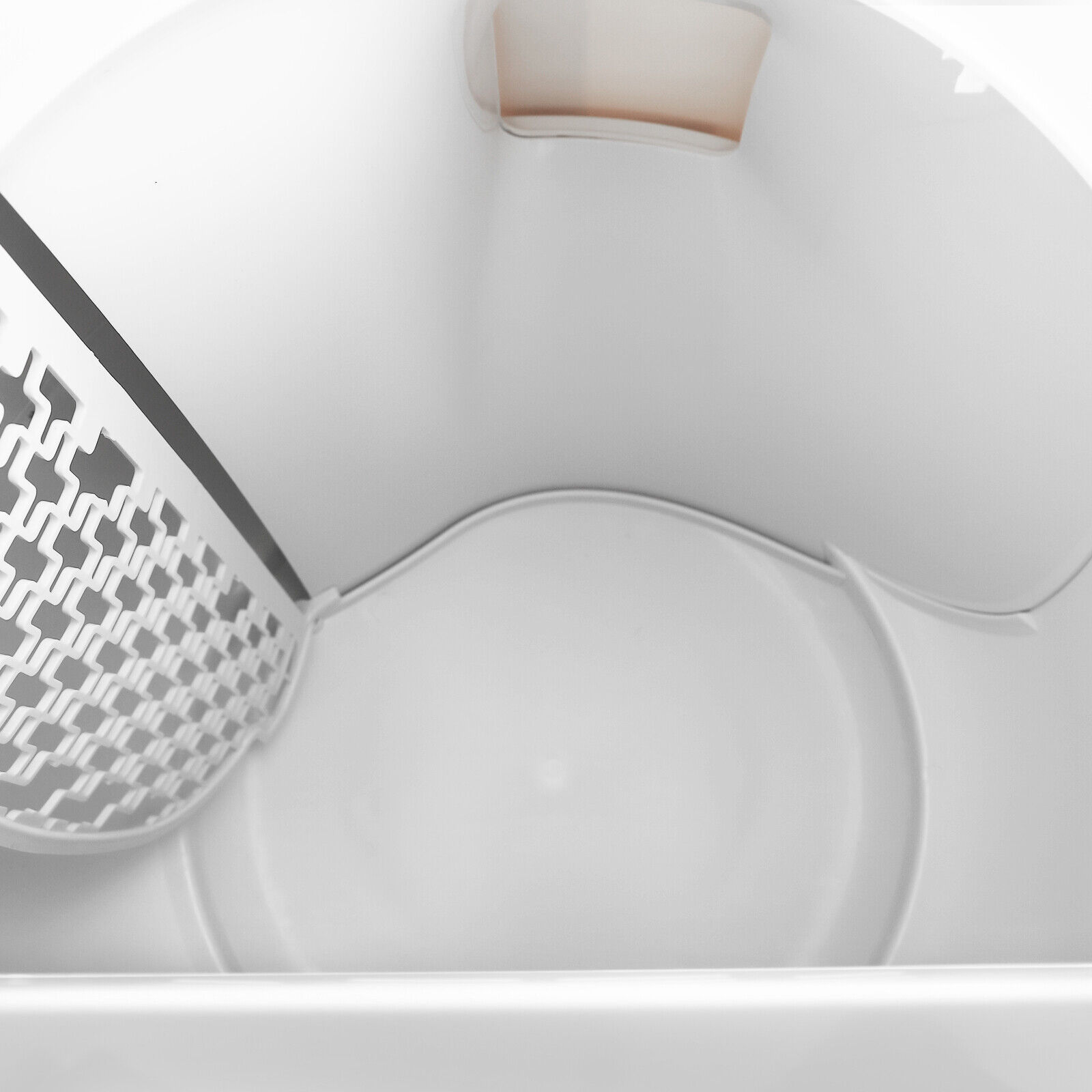 White Smart Cat Litter Box APP Automatic Self-Cleaning Litter BOX Snap-on Filter