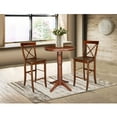 thumbnail image 3 of 30" Round Pedestals Bar Height Table With 2 Bar Height Stools, 3 of 3