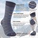 thumbnail image 5 of KAIYANG Calcetines térmicos para hombres y mujeres, calcetines gruesos y calefactados para botas, con aislamiento y cálidos para el invierno, 5 of 5