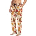 thumbnail image 5 of GZHJMY Halloween Pattern Pajama Pants For Men, Men's Separate Bottoms, Lounge Pants with Pockets, Christmas New Year Birthday Gifts, Medium, Christmas New Year Birthday Gifts, Medium, 5 of 7