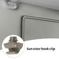thumbnail image 3 of Phlegsive Car Sun Visor Hook Clip Automotive Sun Visor Retainer Holder Fixing Clip Car Supply, 3 of 6