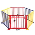 thumbnail image 2 of Veryke 6 Panel Safety Play Yard for Kids Toddler Baby, Lightweight Panel Play Activity Centre Yard, Colorful Cute Kids Playpen with Gate & Safety Lock, Flexible Sturdy Play Pen Indoor for Toddler, 2 of 8