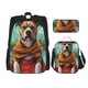 thumbnail image 1 of Balery Meditating French Bulldog Mochila Escolar 3 en 1 para Niños - Mochila Resistente con Lonchera Térmica y Estuche - Mochila Escolar para Niños y Niñas, 1 of 7
