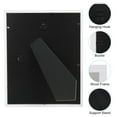 thumbnail image 3 of Unique Bargains 8x12 Shadow Box Frame Wooden Dried Flower Photo Frame Floating Photo Frame White, 3 of 7