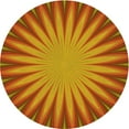 thumbnail image 1 of Ahgly Company Indoor Round Patterned Lava Red Area Rugs, 8' Round, 1 of 6