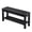 Black, variant on Ktaxon 40in Wooden Storage Bench with Shoe Rack, Solid Fir Wood Slatted Seat Bench for Entryway Living Room, Brown
