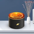 thumbnail image 1 of Difusor de llama, Mini humidificador, temporizador de 3 velocidades, humidificador de aire pequeño, difusor de aceite esencial para mesa , negro, 1 of 6
