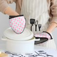 thumbnail image 6 of Pofeuu Checkerboard With Snowflake Print Thickened Mini Silicone Oven Mitts Heat Resistant, Rubber Oven Mitt Gloves, Finger Pinch Grips, Pot Holder, Silicone Potholder, 6 of 7